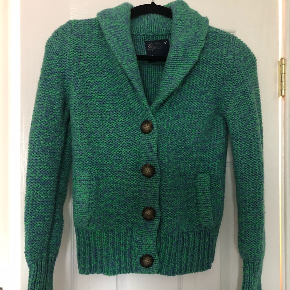 American Eagle Preppy Thick Cardigan